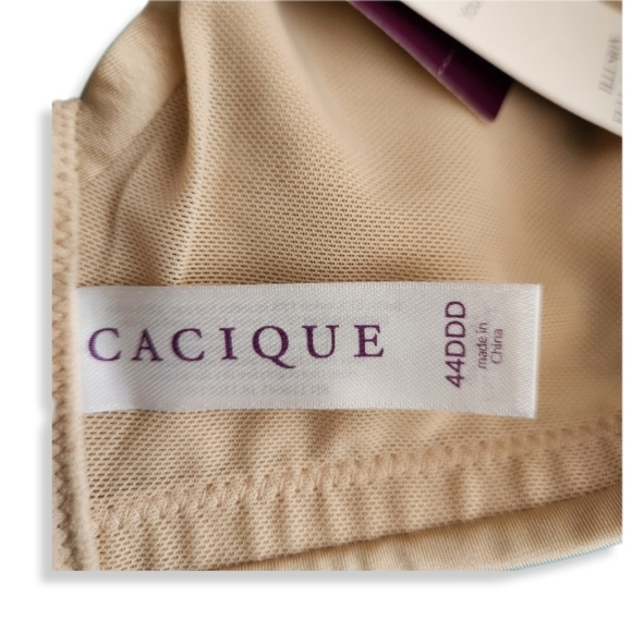 Cacique Illusion Full Coverage Support Solution Sheer Micro-mesh 44DDD - Picture 10 of 11